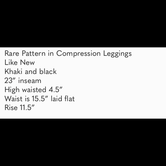 Lululemon Chevron Compression Sz10 - Picture 6 of 6